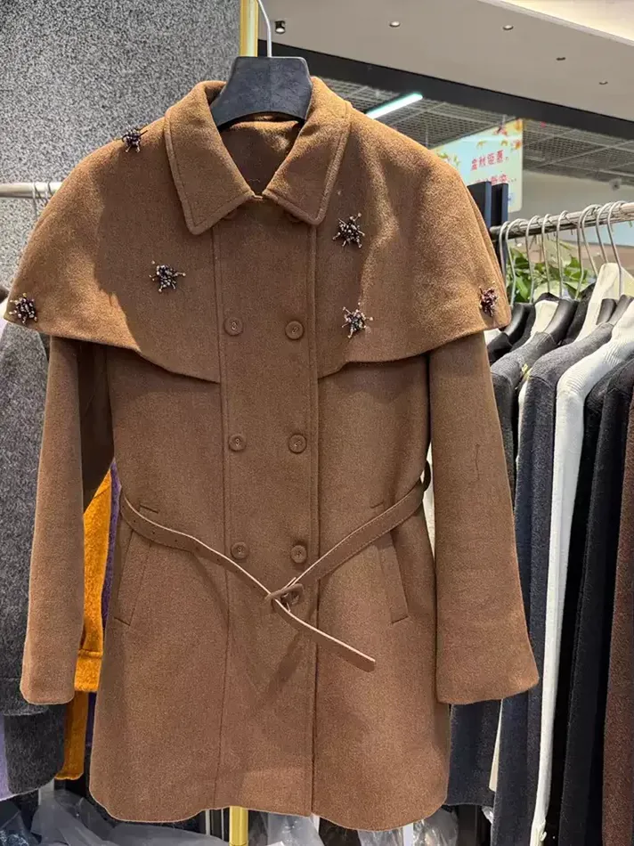 Women's double-breasted down jacket — Style 1915