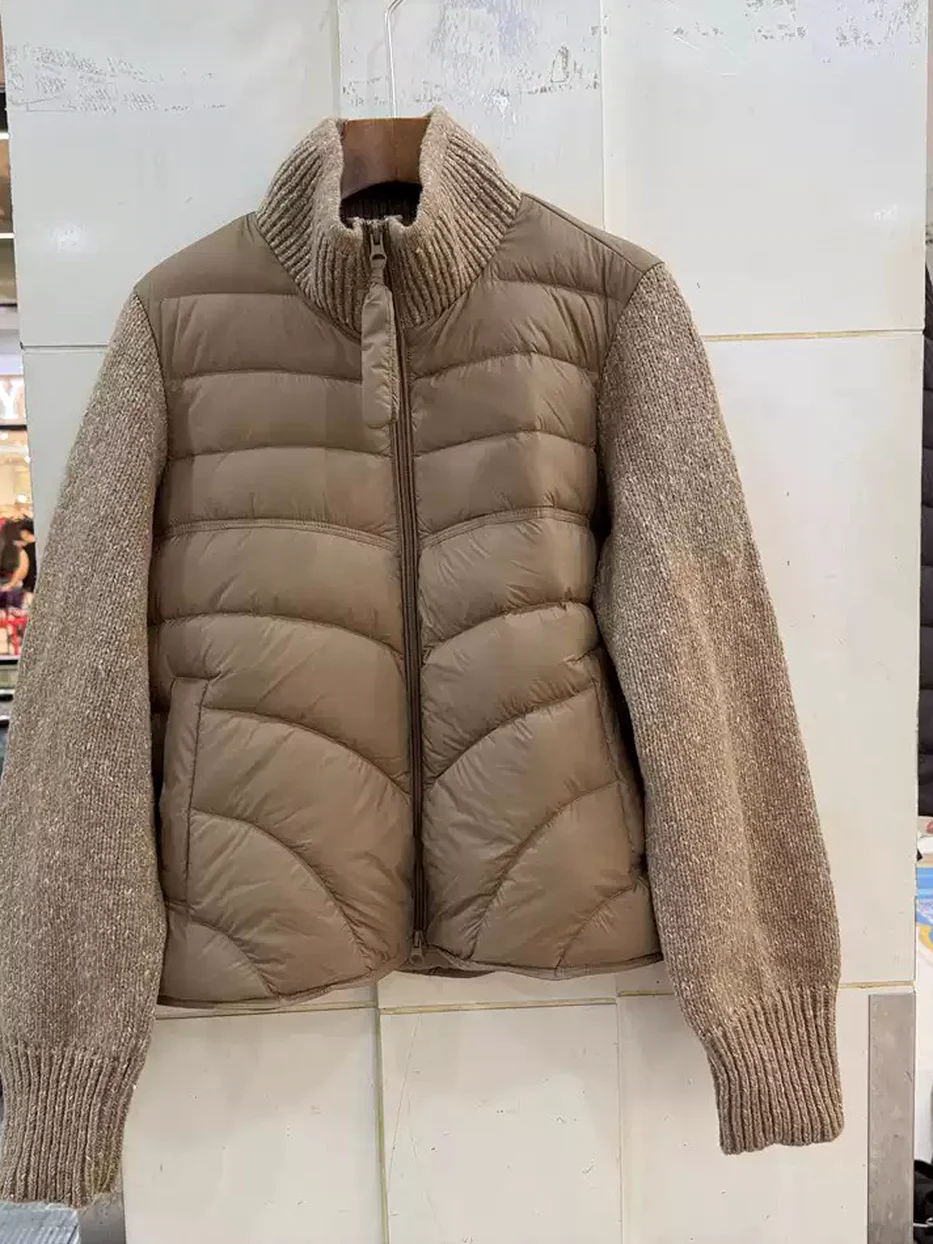 Channel-quilted stand-collar down jacket · 2635