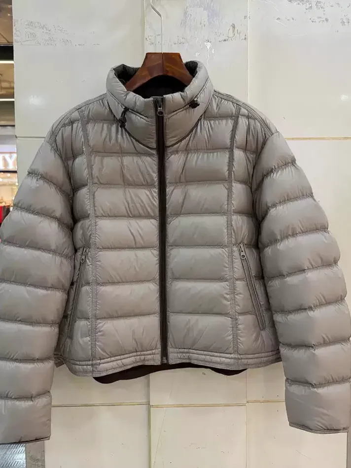 Women's channel-quilted stand-collar elevated down jacket — Style 3258