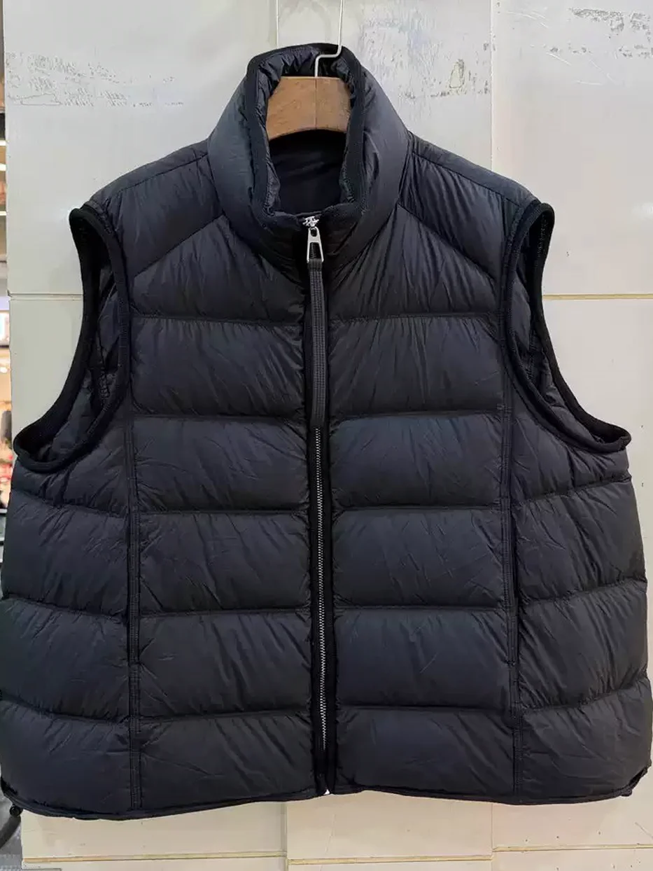 Women's stand-collar goose-down down vest · 98059