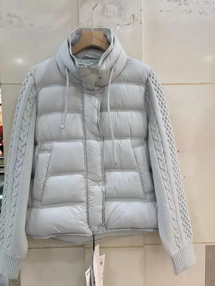 Women's panelled casual down jacket — Style 6067