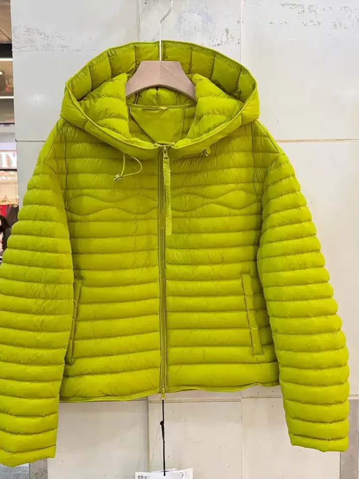 Women's hooded duck-down casual down jacket — Style 6083