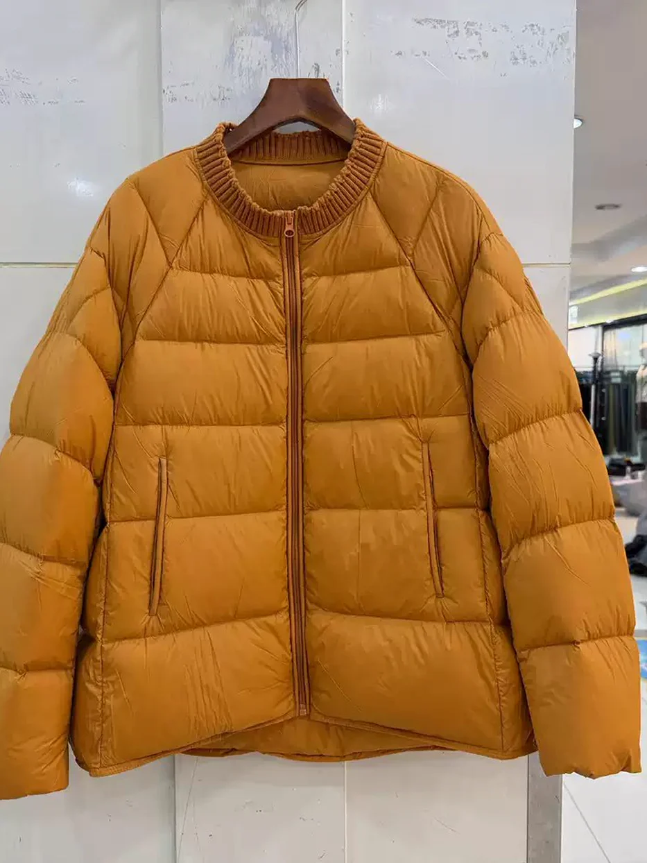 Women's stand-collar goose-down down jacket — Style 6301