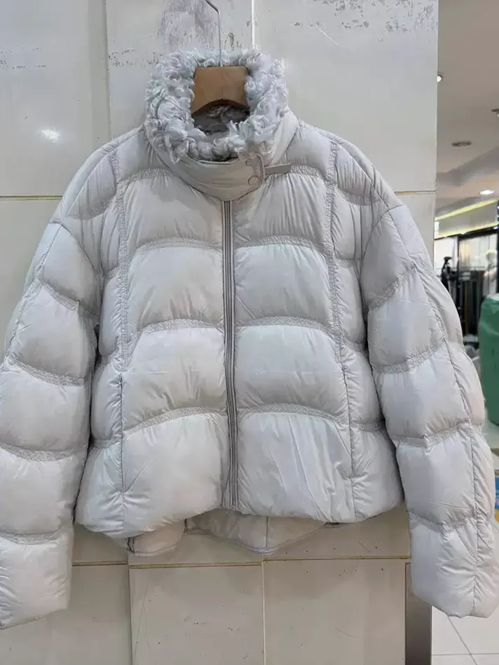 Women's zip duck-down casual down jacket — Style 6318