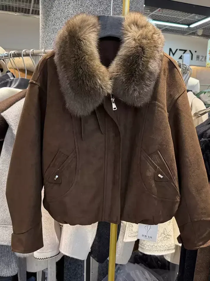 Women's zip white-goose-down down jacket — Style 66523