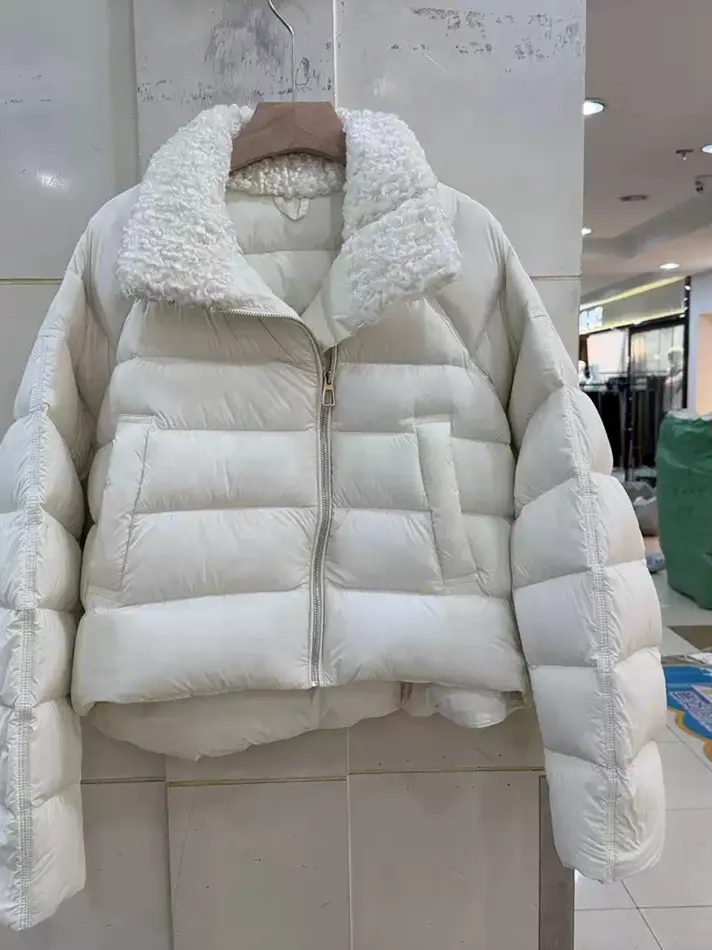 Women's zip duck-down down jacket — Style 6855