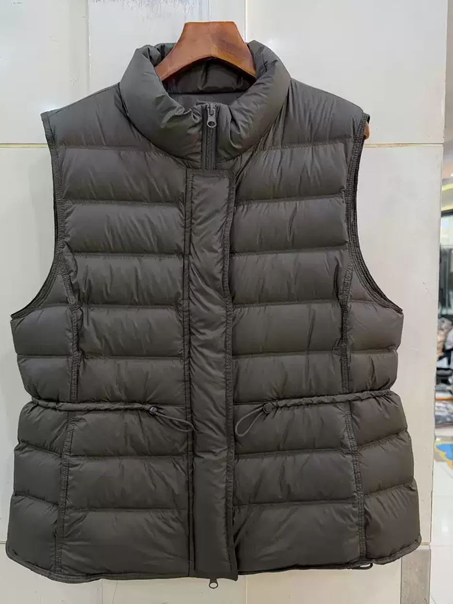 Women's zip stand-collar goose-down down jacket — Style 712