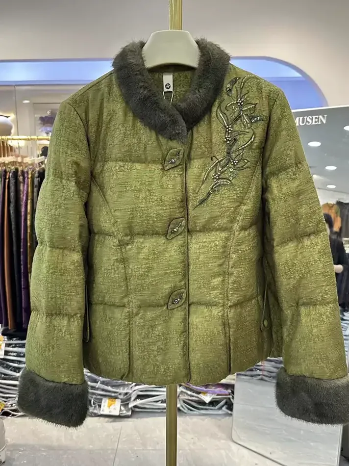Women's goose-down down jacket — Style 77042