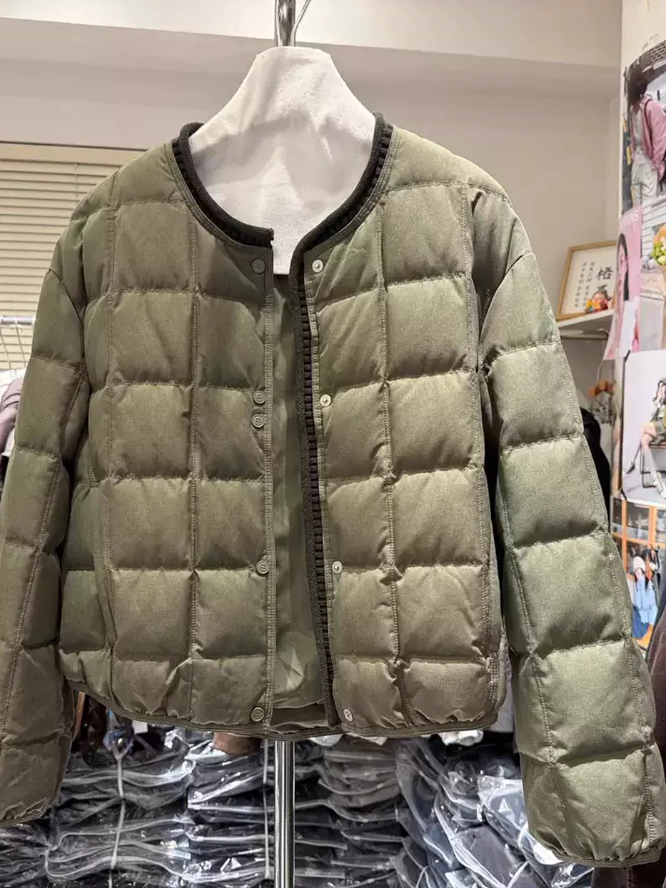 Single-breasted down jacket — winter — Style 80021