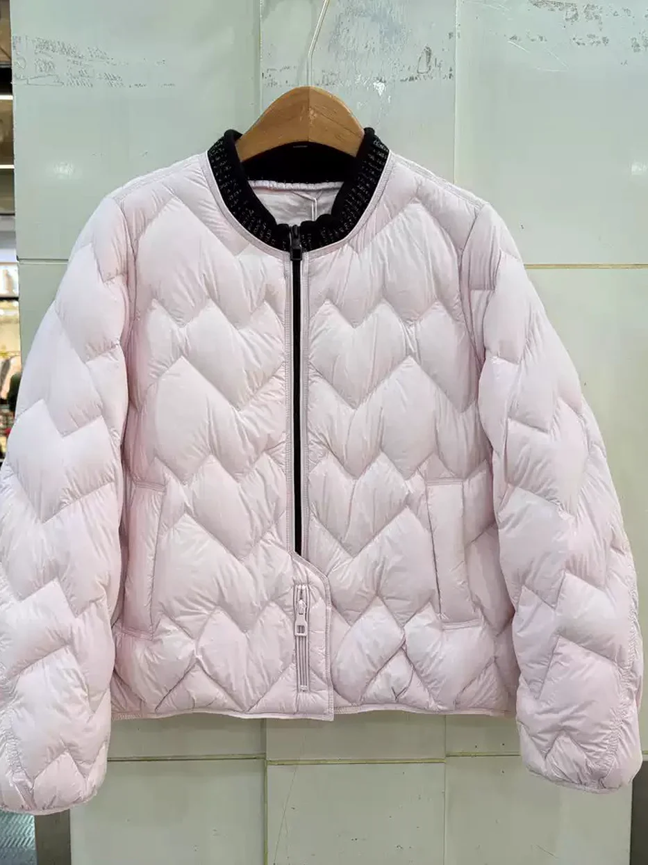 Women's crew-neck goose-down down jacket · 98059