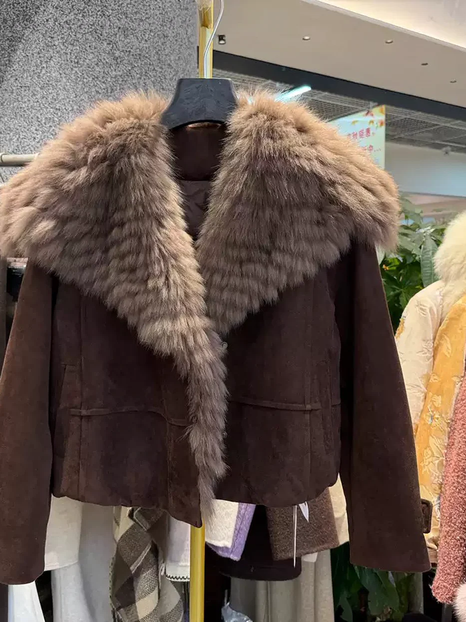 Women's fox-fur down jacket · 98059