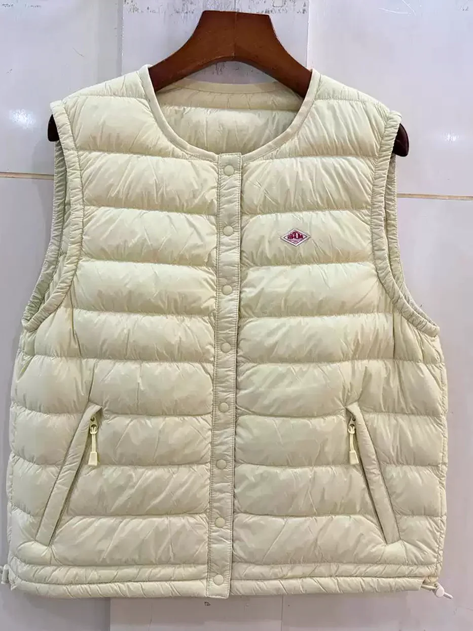 Single-breasted crew-neck down jacket — Style 881