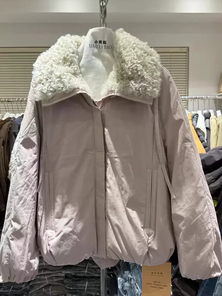 Women's zip lapel down jacket — Style 88208