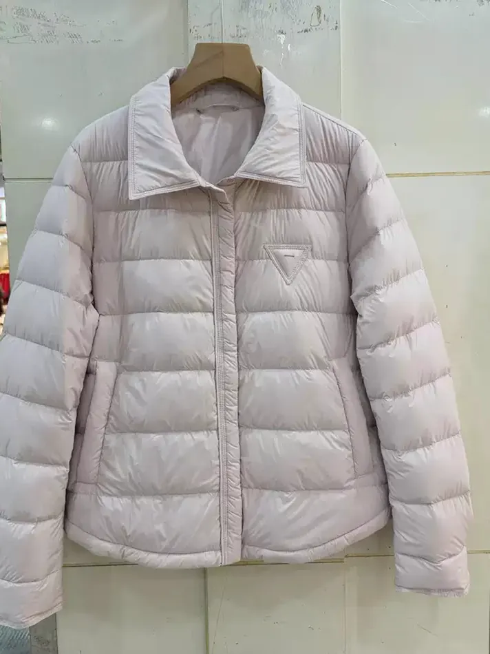 Women's lapel duck-down casual down jacket — Style 892NB09