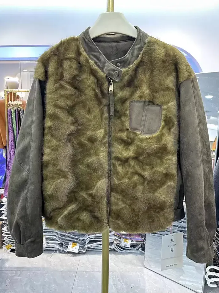 Women's stand-collar duck-down down jacket — Style 9719