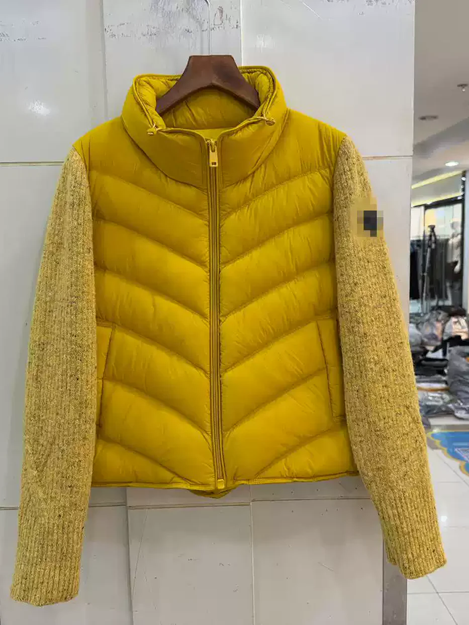 Women's zip stand-collar casual down jacket — Style 9758