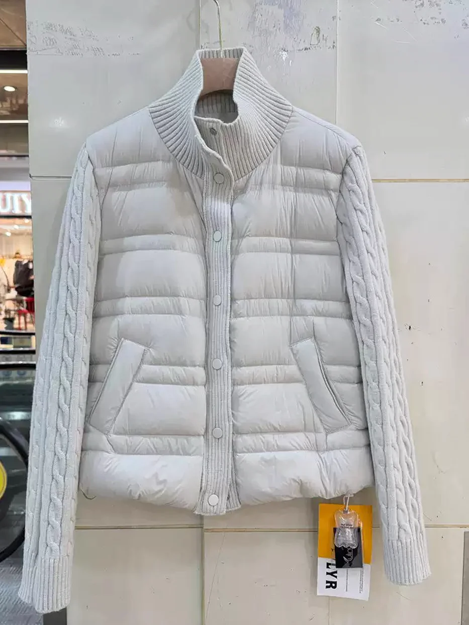 Women's snap-front down jacket · 98059