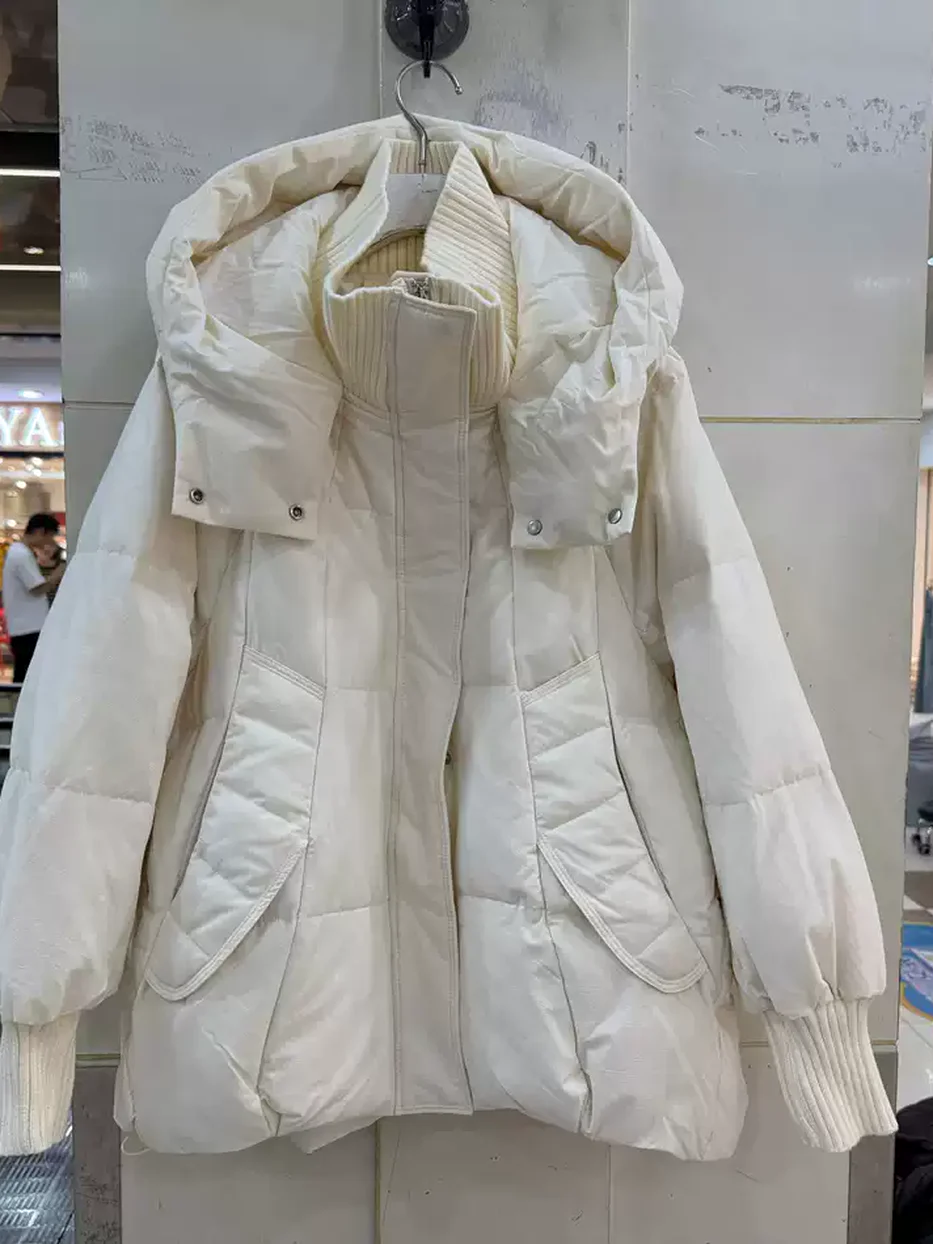 Stand-collar heavyweight down jacket F7226 — Style F7226