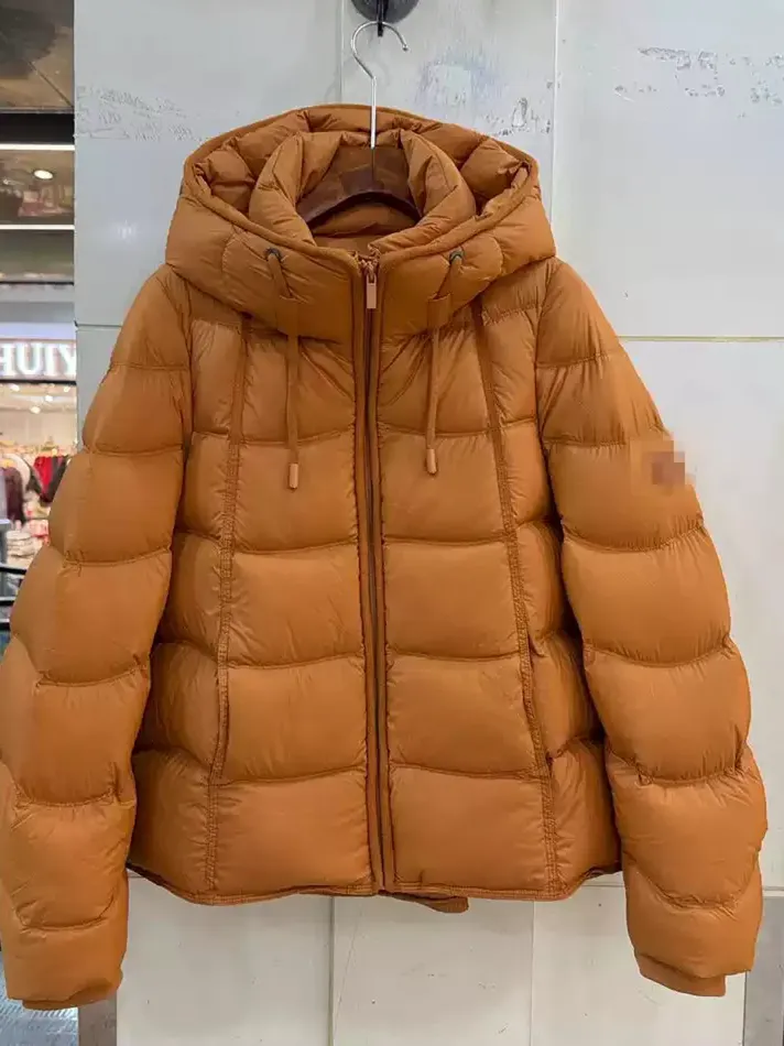 Women's hooded a-line down jacket · 98059