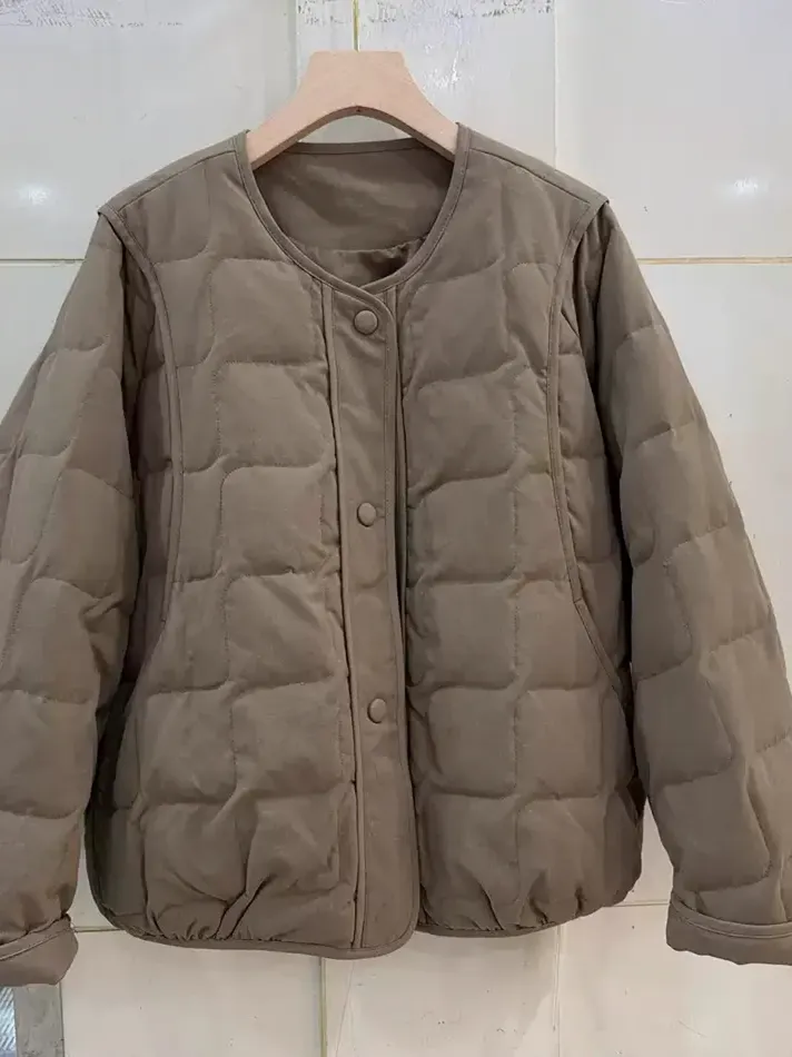 Women's white-duck-down down jacket — Style YH88283