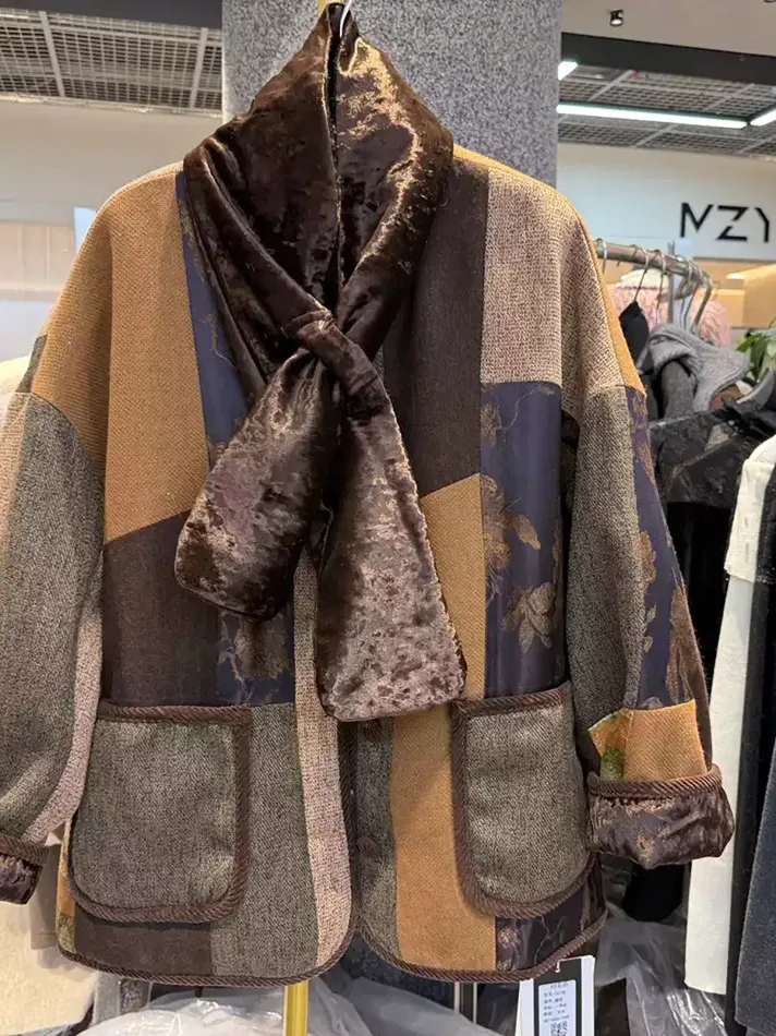 Women's single-breasted relaxed jacket — Style 16728
