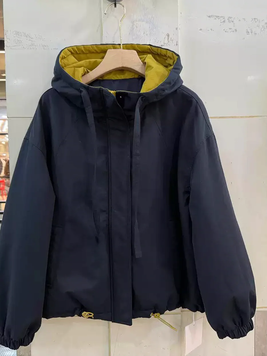 Women's zip relaxed padded jacket — Style 26132