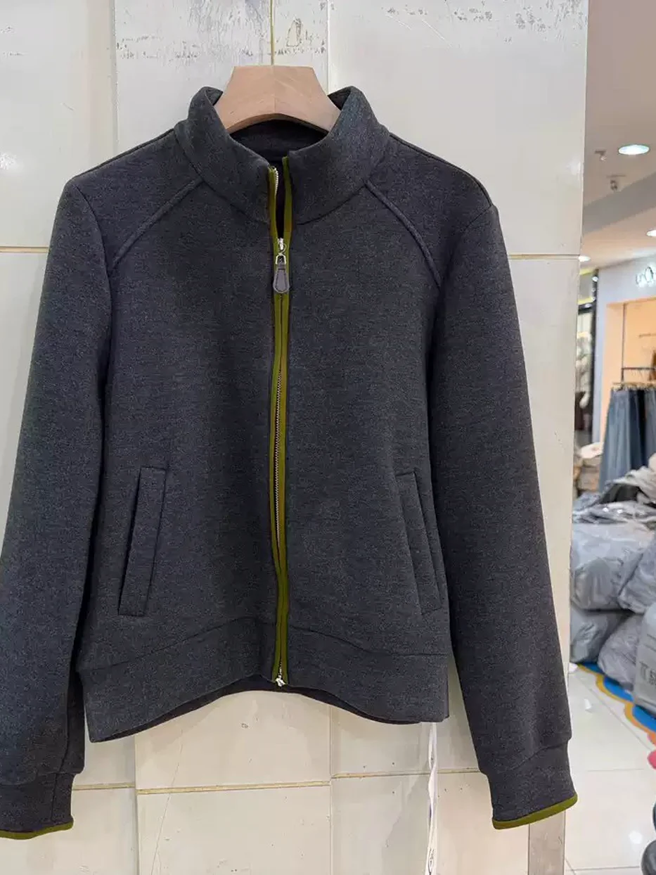 Women's colour-block zip jacket · 98059