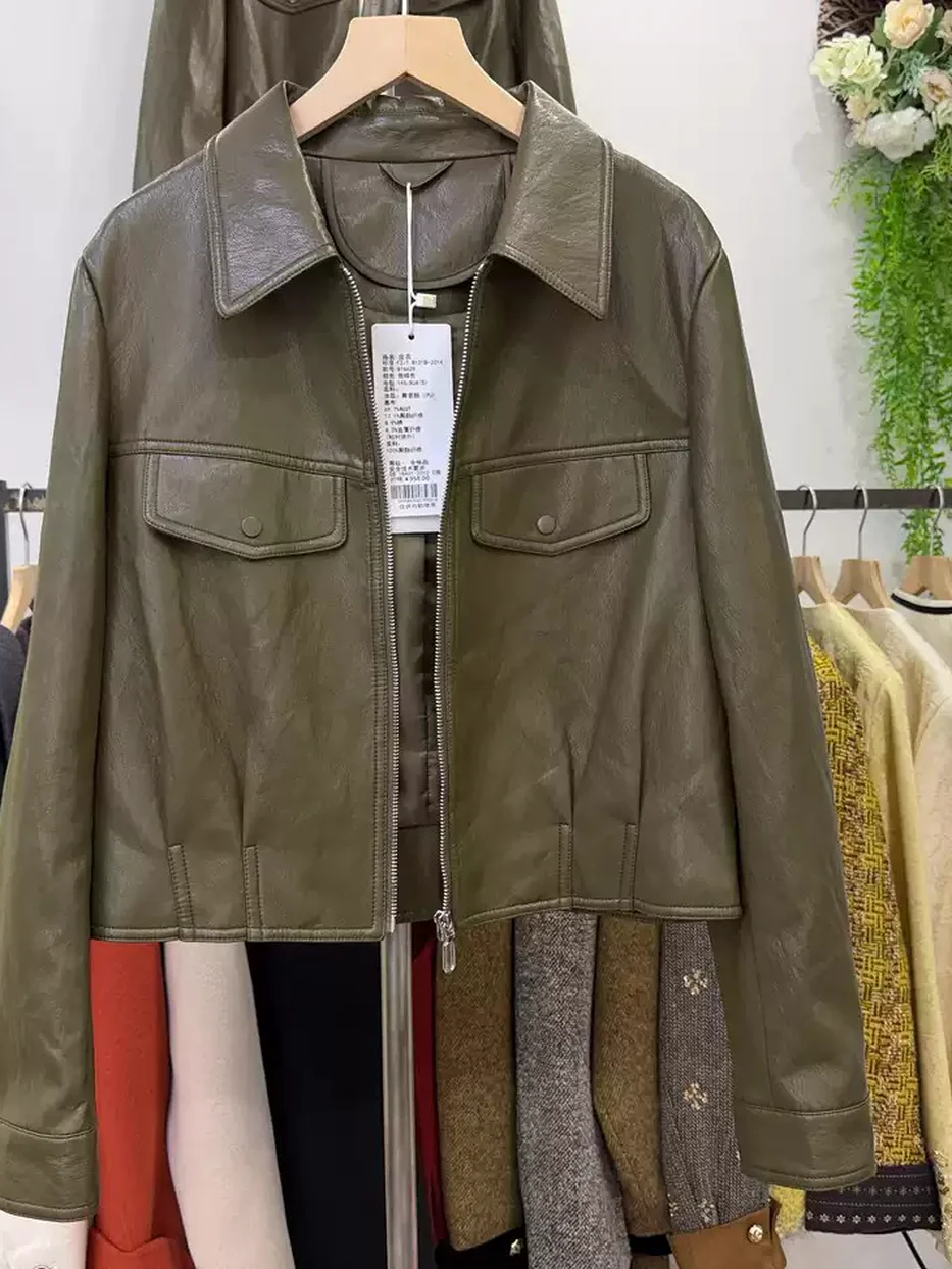 Women's zip lapel jacket · 98059