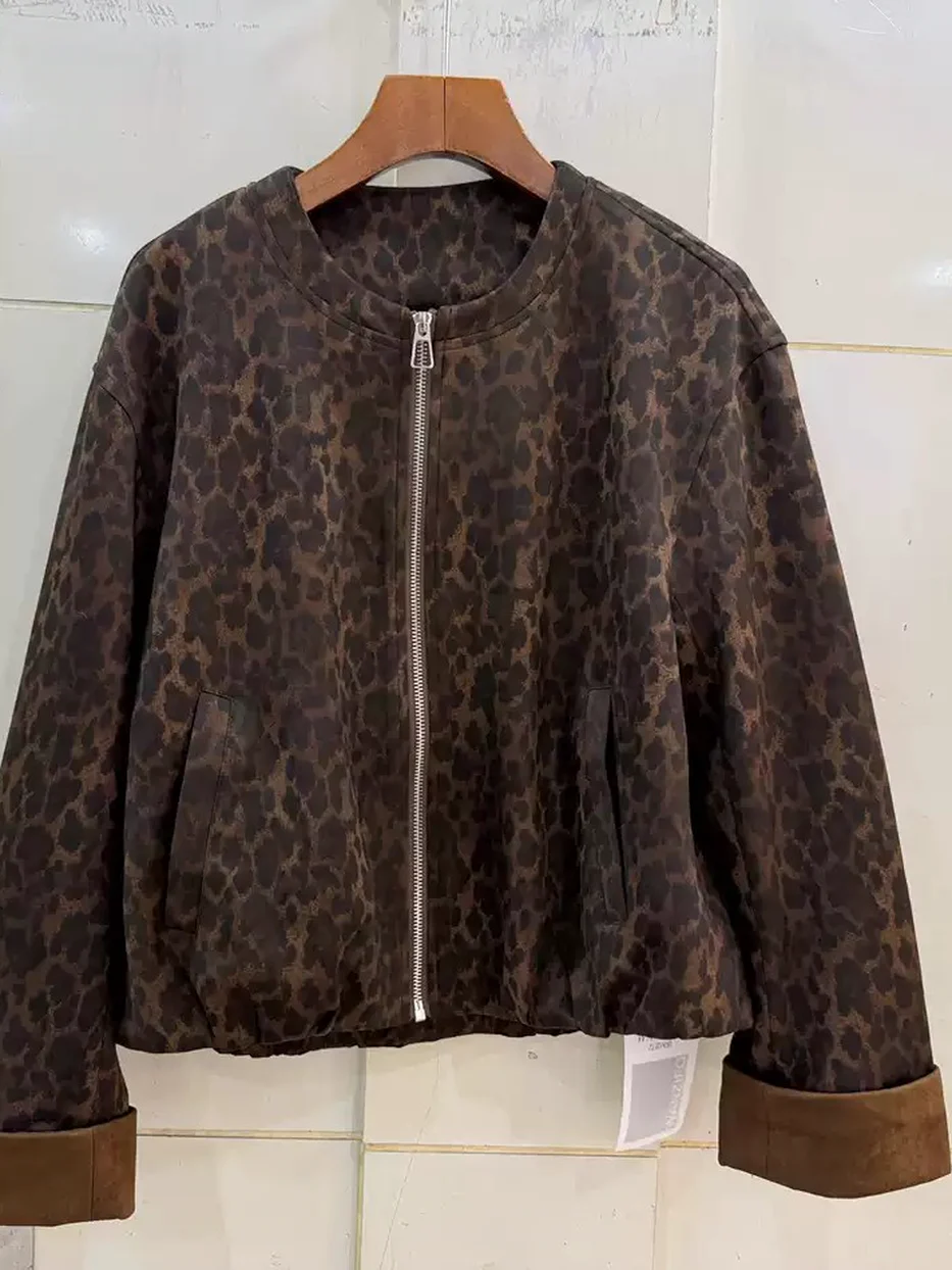 Women's zip crew-neck jacket · 98059