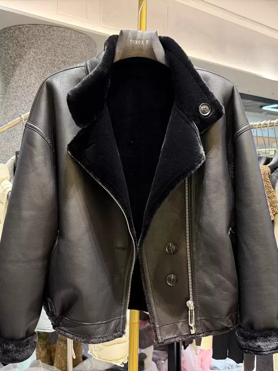 Women's zip plush jacket · 98059