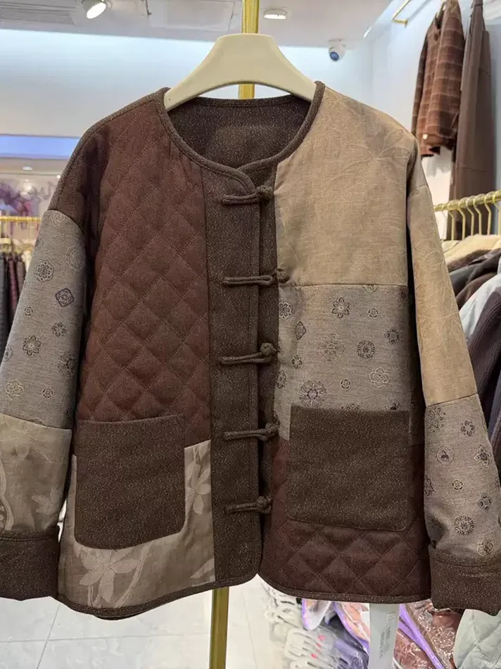 Women's single-breasted padded jacket — Style JY8895