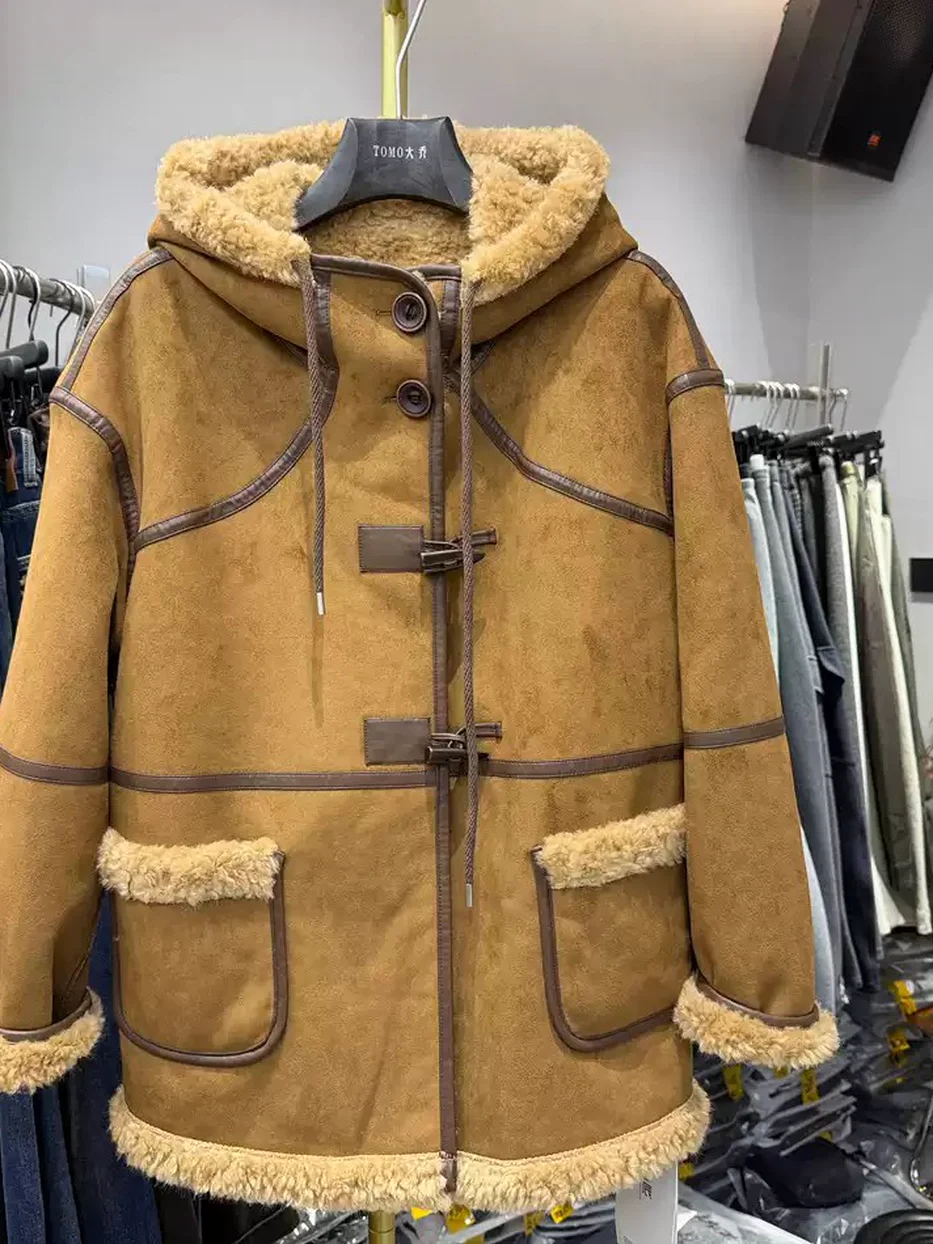 Hooded jacket — autumn-winter — Style QC26901