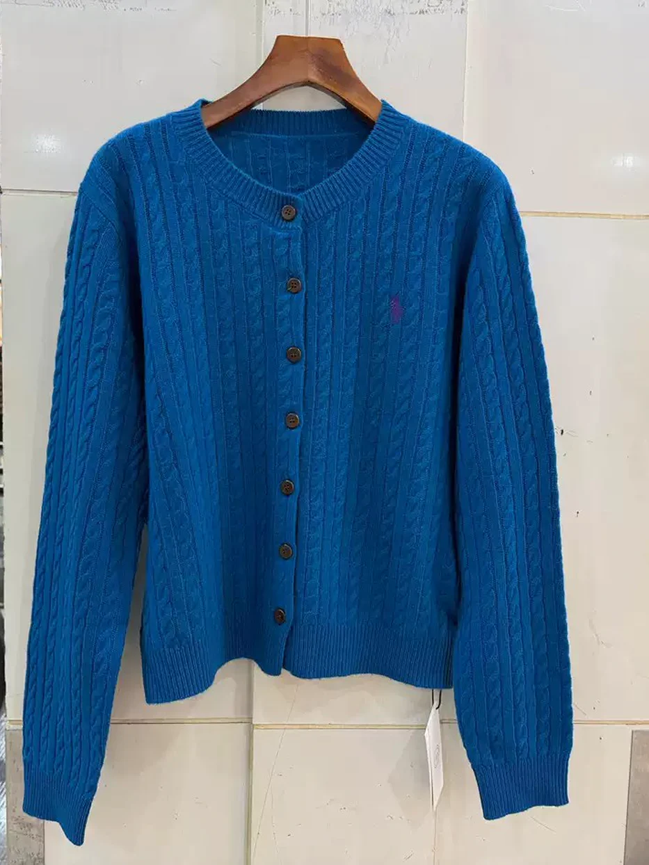 Women's embroidered single-breasted cardigan · 98059