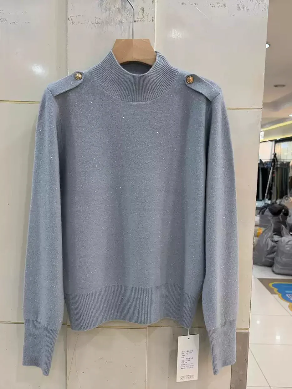 Women's mock-neck knit base layer · 98059