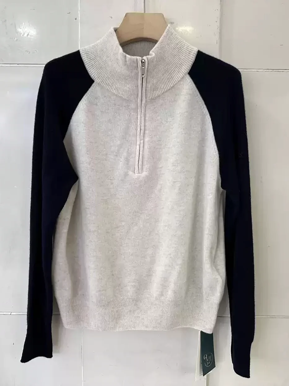 Women's zip knit top · 98059
