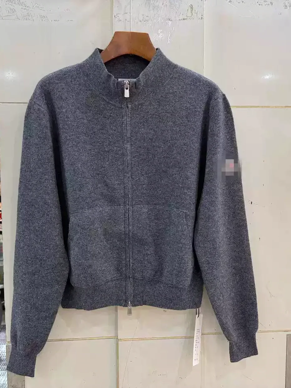 Women's double-zip patch-pocket cardigan · 98059