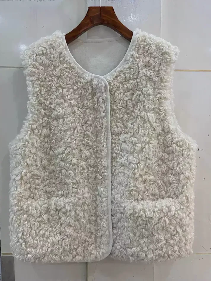 Women's fur casual vest — Style 26626