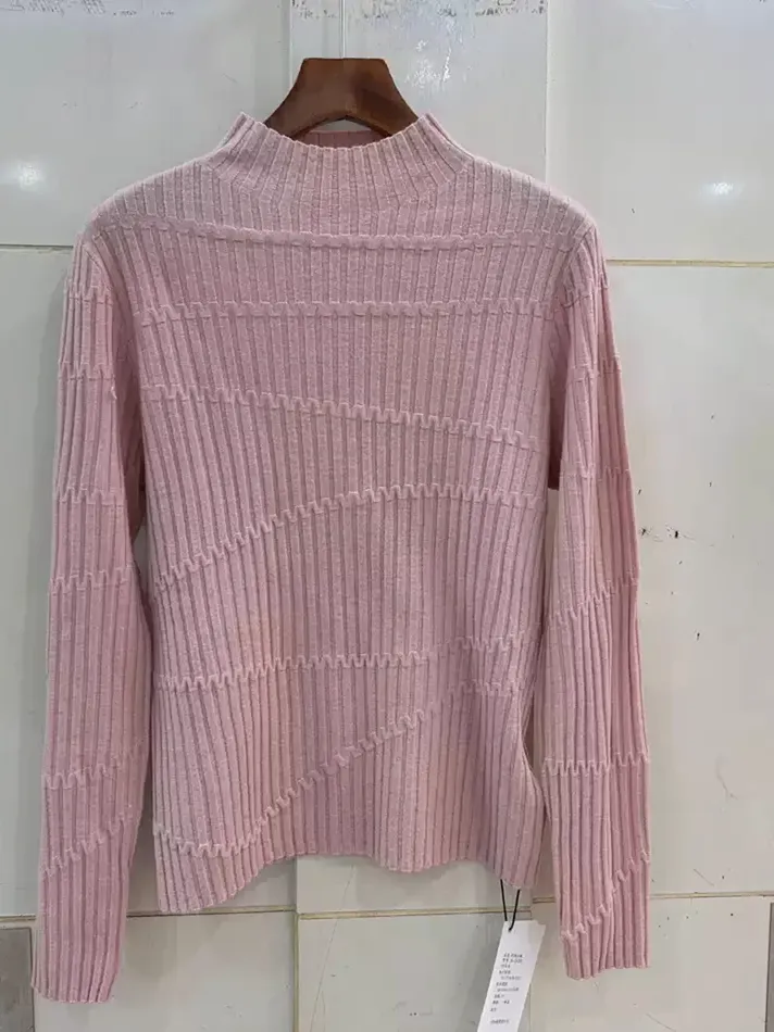 Women's stand-collar wool sweater — Style 30-26268