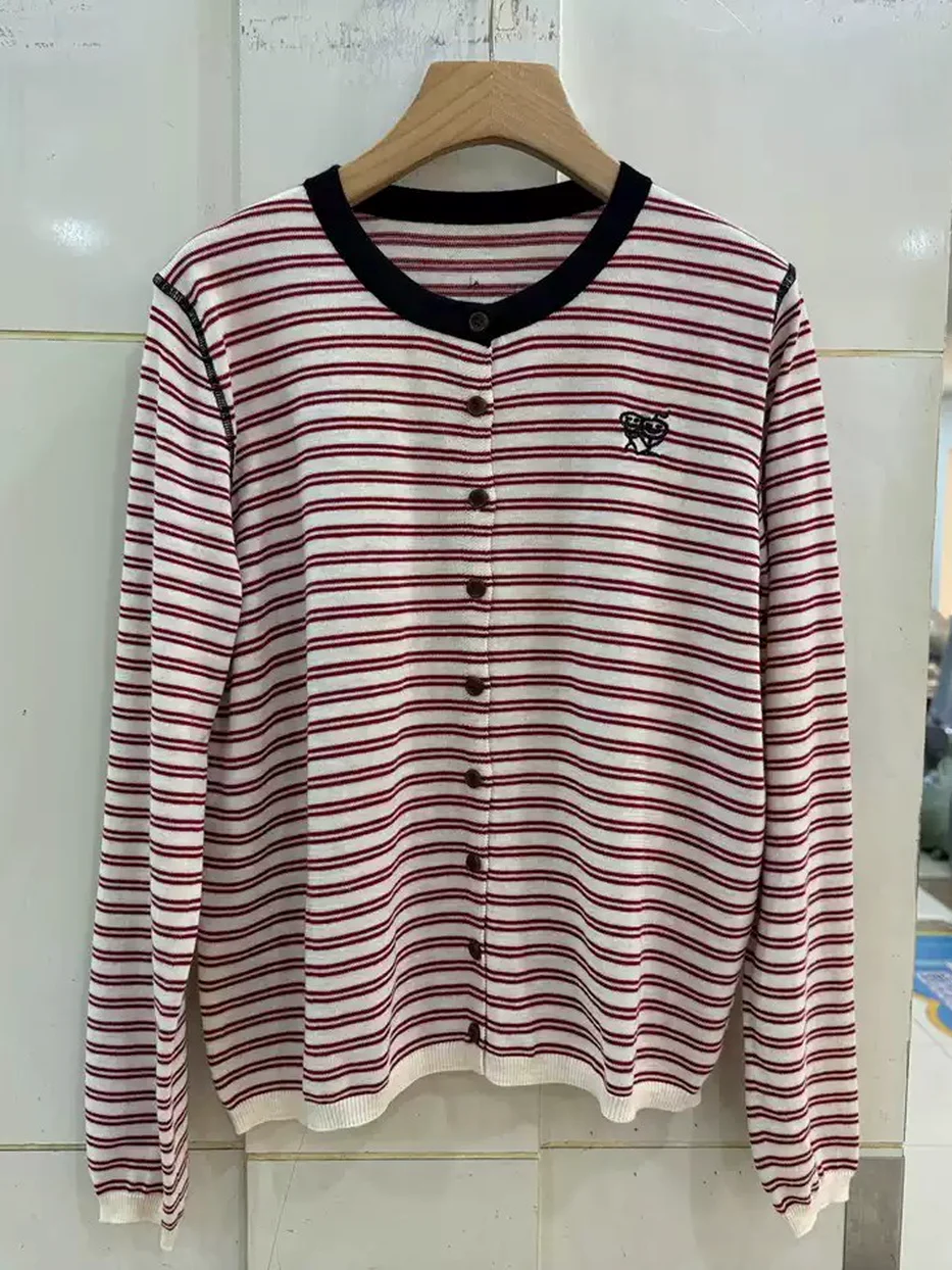 Women's colour-block wool knit top · 98059