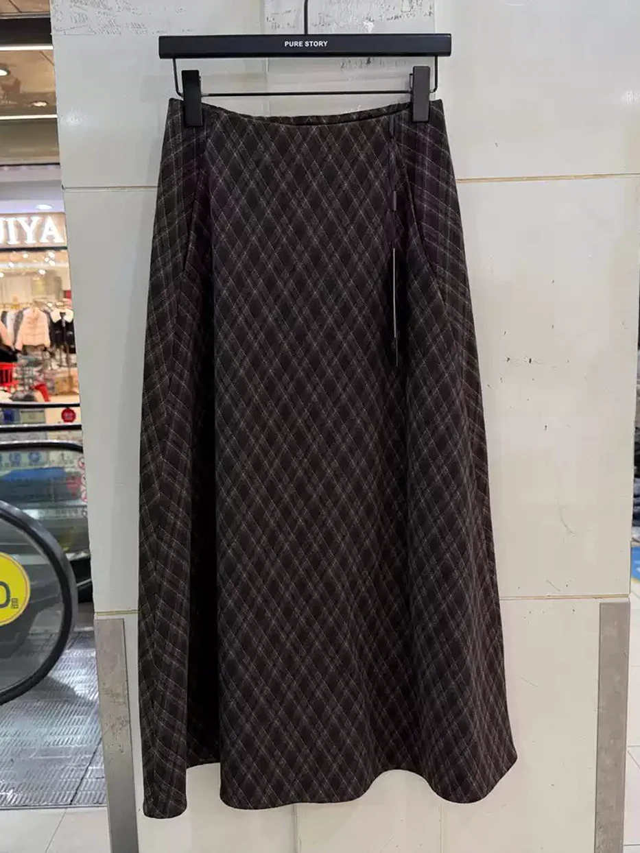 Midi skirt, high-rise fit — Style 7061