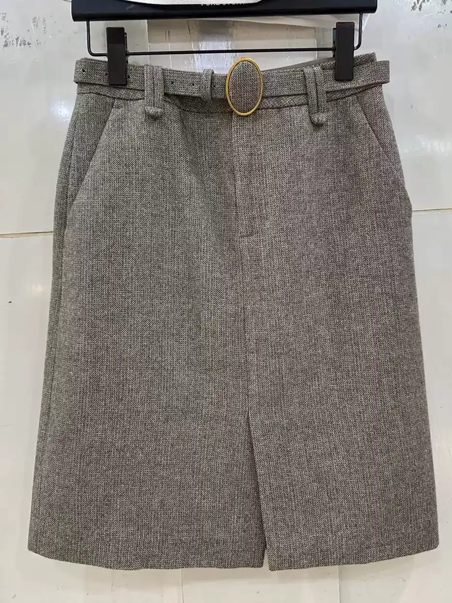 Women's belted slim skirt — Style W86181