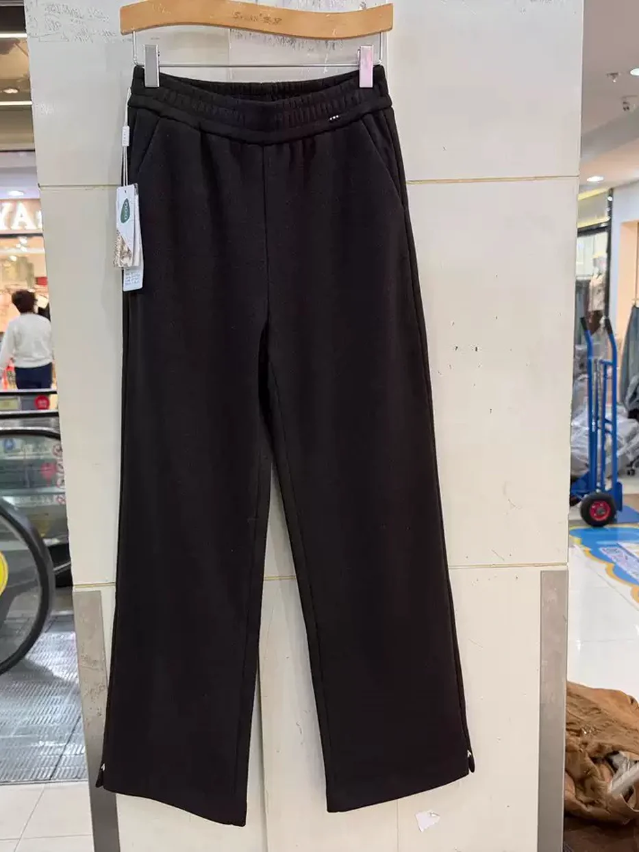Women's elastic-waist high-rise trousers — Style 26801
