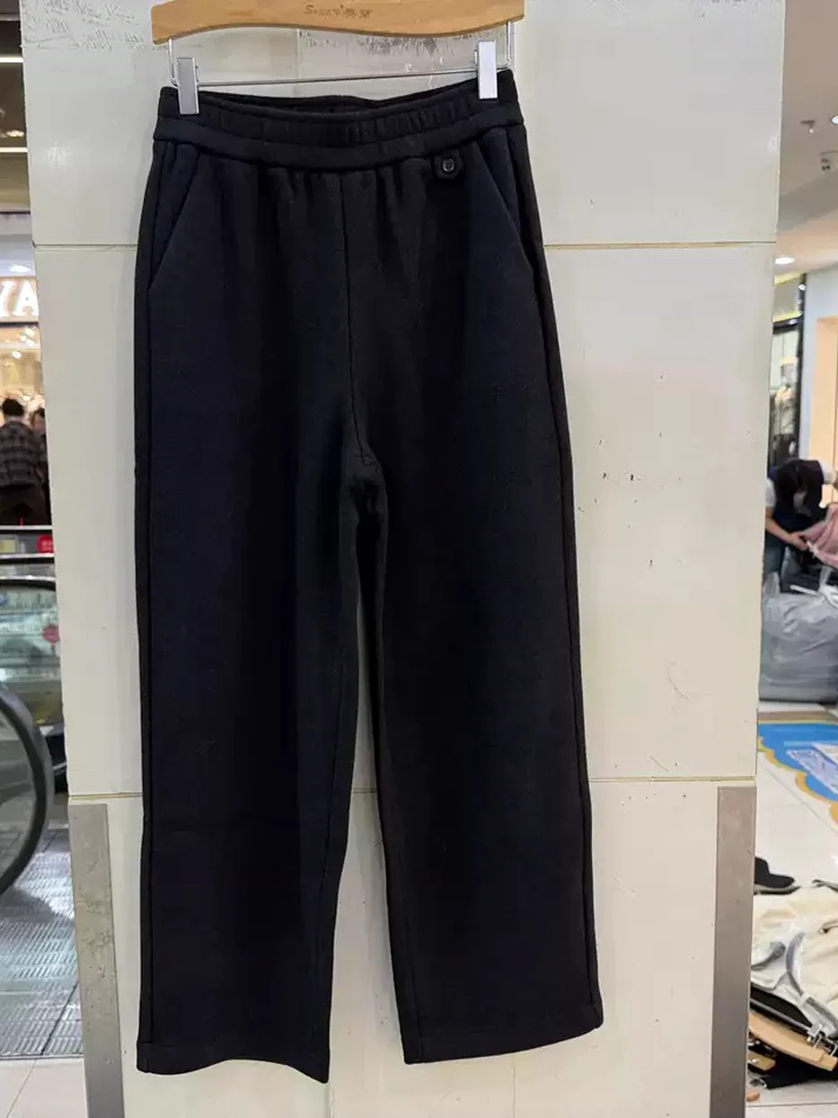Women's elastic-waist fleece-lined trousers — Style 26815