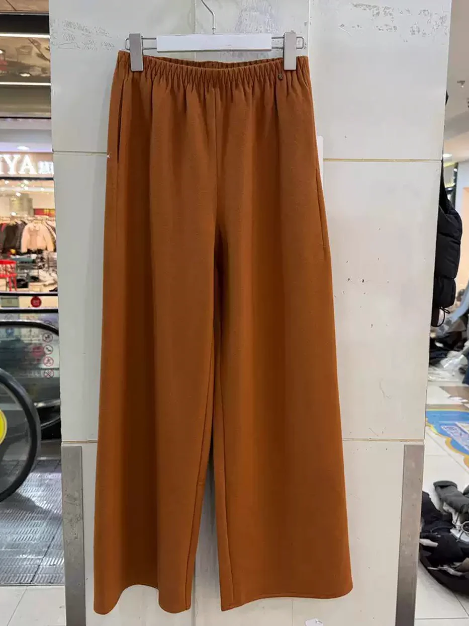 Heavyweight wide-leg trousers, slim fit · 26872