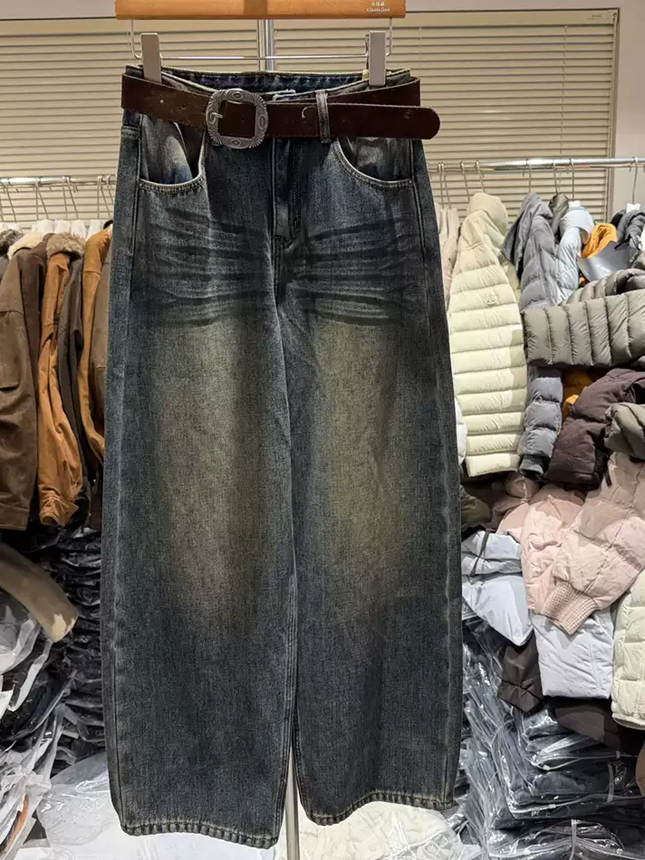 Women's denim wide-leg jeans — Style 58828