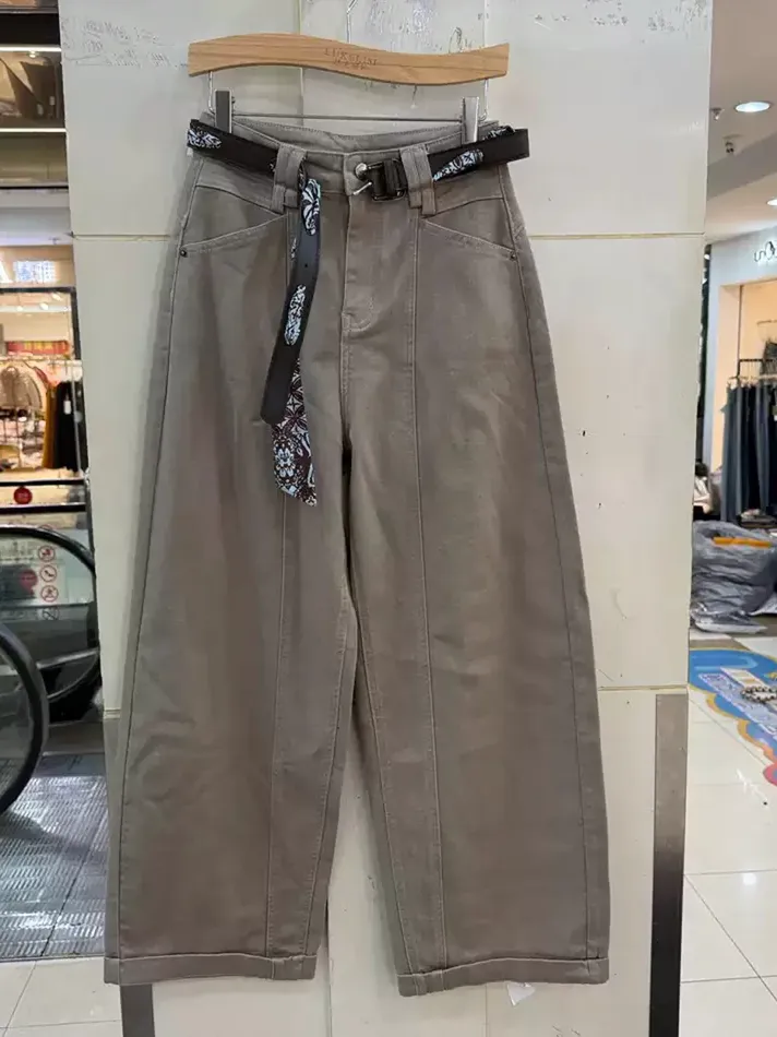 Women's denim straight trousers — Style 66133
