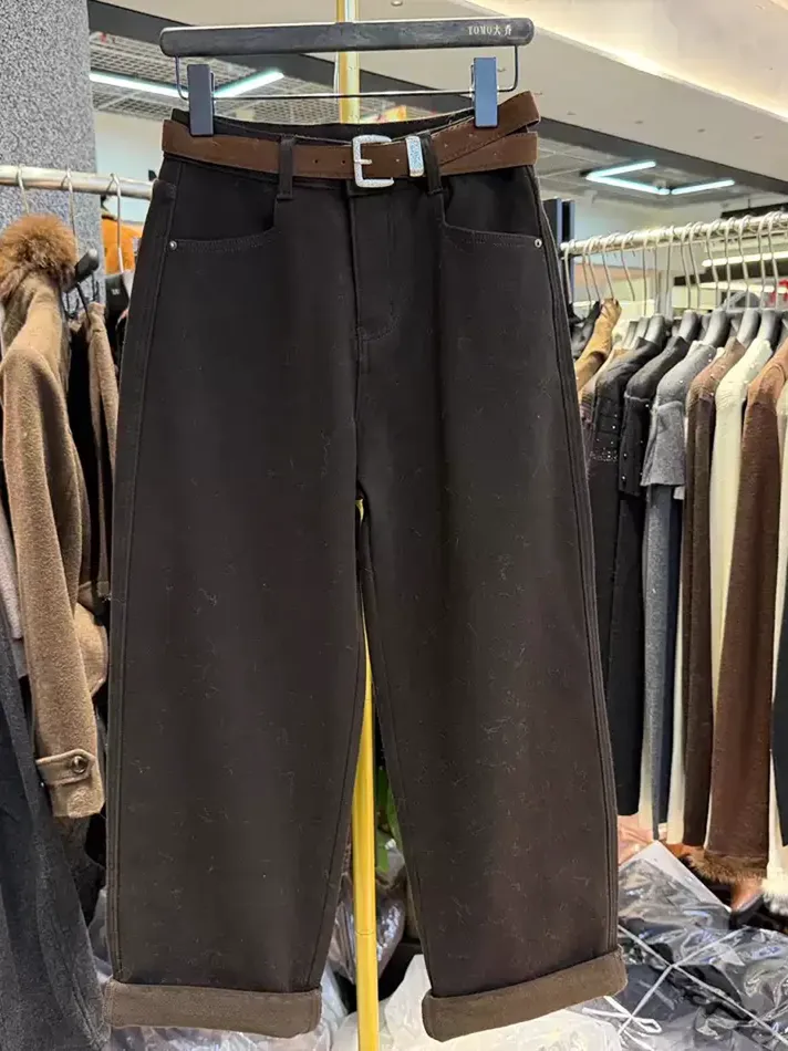 Women's denim high-rise jeans — Style 66329