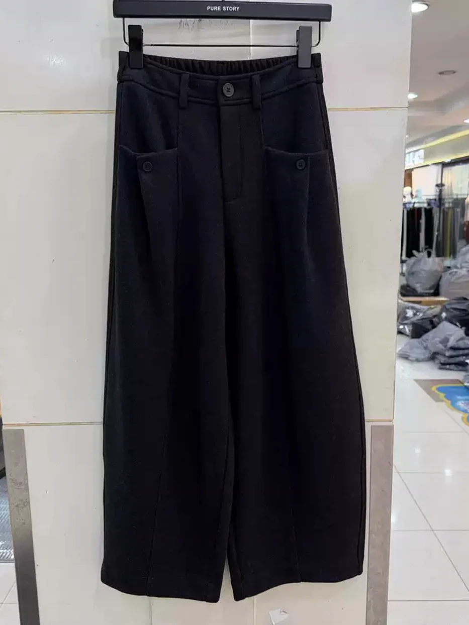 Women's patch-pocket heavyweight trousers — Style 6928