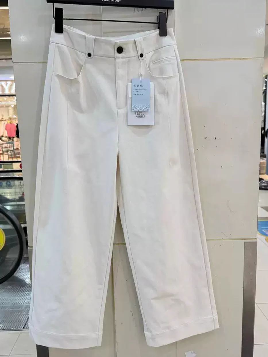 Wide-leg trousers, straight fit — Style 7002