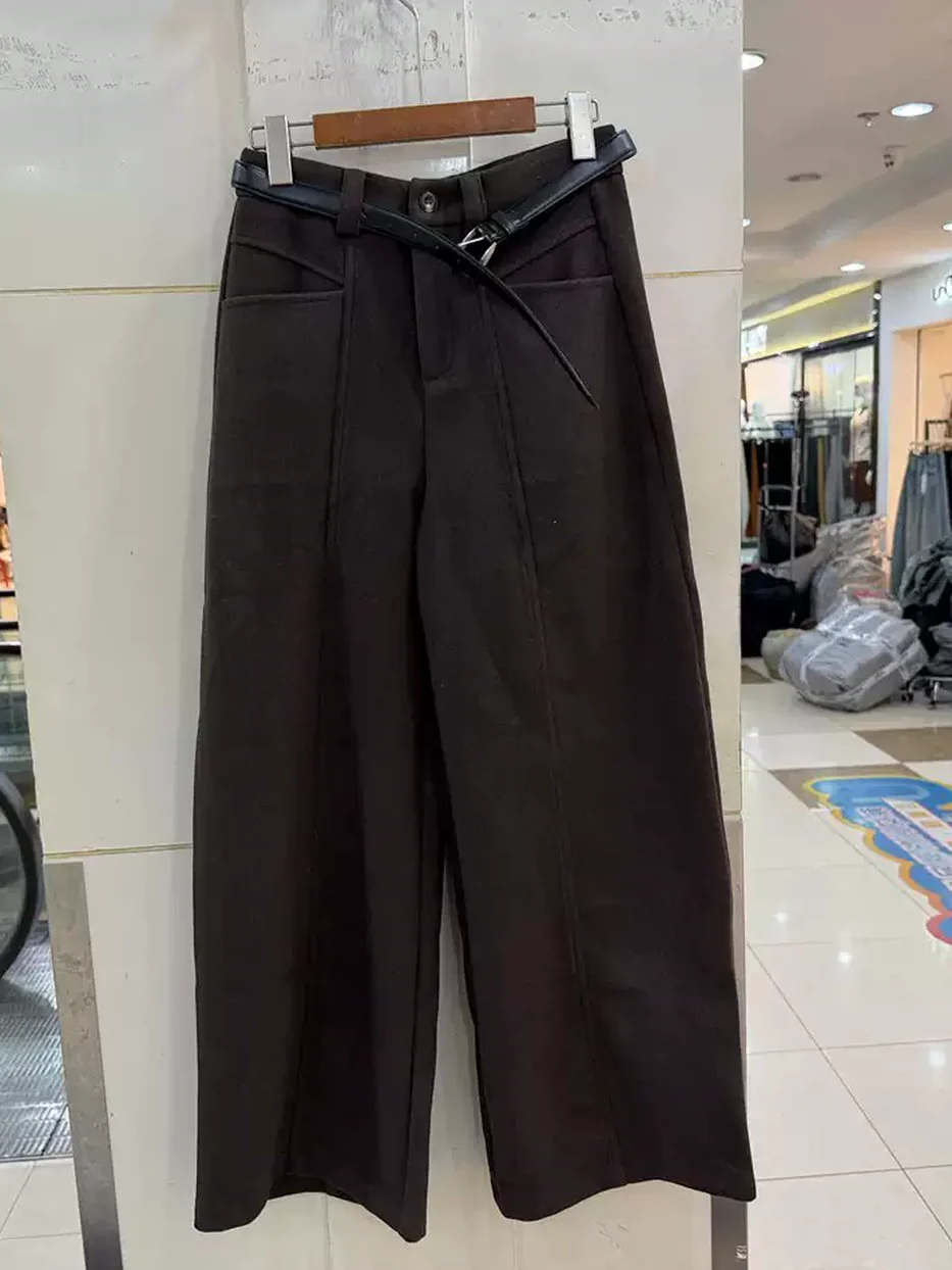 Women's belted wool trousers — Style 88109